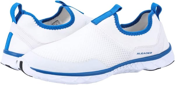 ALEADER Mens ModernWhiteBlue