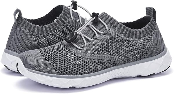 Aleader Womens Quick Drying Aqua Water ShoesCDark Gray