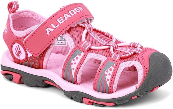 ALEADER Kids Youth Sport Water Hiking Sandals ToddlerLittle KidBig KidPink