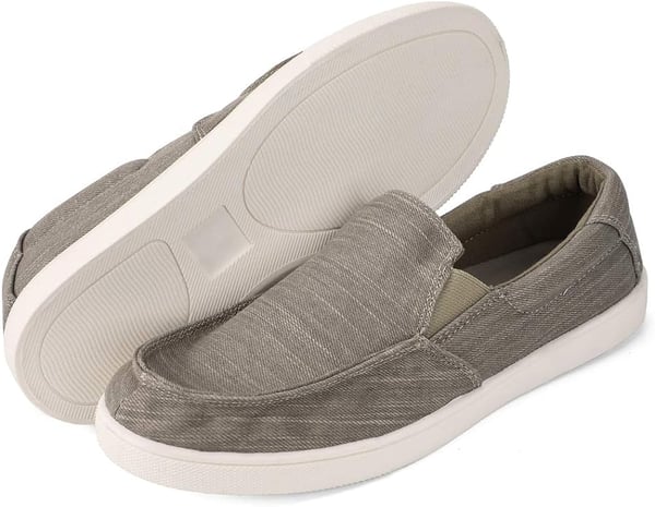 ALEADER Mens Canvas SlipOn Loafer Casual Deck Shoes AllDay ComfortALEADER Mens Canvas SlipOn Loafer Casual Deck Shoes AllDay Comfort