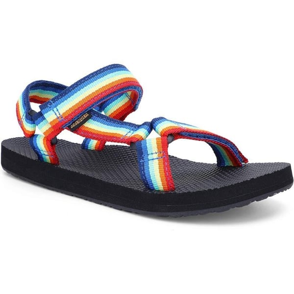 ALEADER UnisexChild Original Sandals  Lightweight Arch Support BoysampGirls Water Shoes  Adjustable 2 Strap Beach SandalLittle KidBig KidRainbow