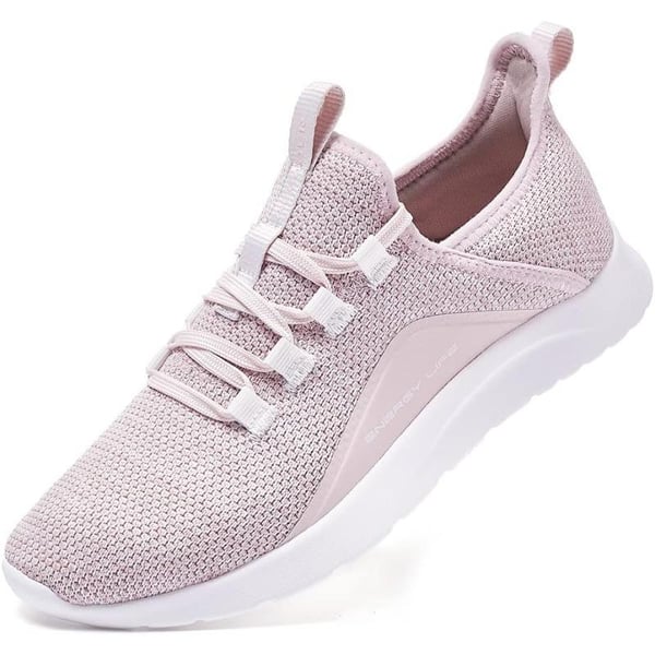 ALEADER Womens Energycloud Lightweight Slip On Walking Running ShoesLight Pink