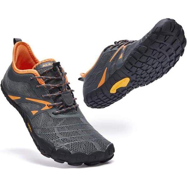 imageALEADER Mens Barefoot Trail Running Shoes Minimalist  Wide Toe  Zero Drop