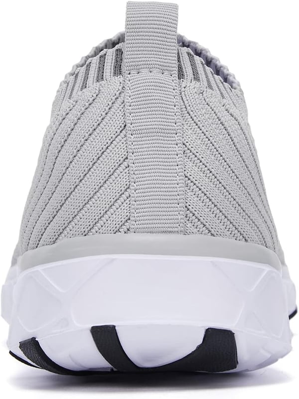 Aleader Mens Mesh Slip On Water ShoesLight Gray