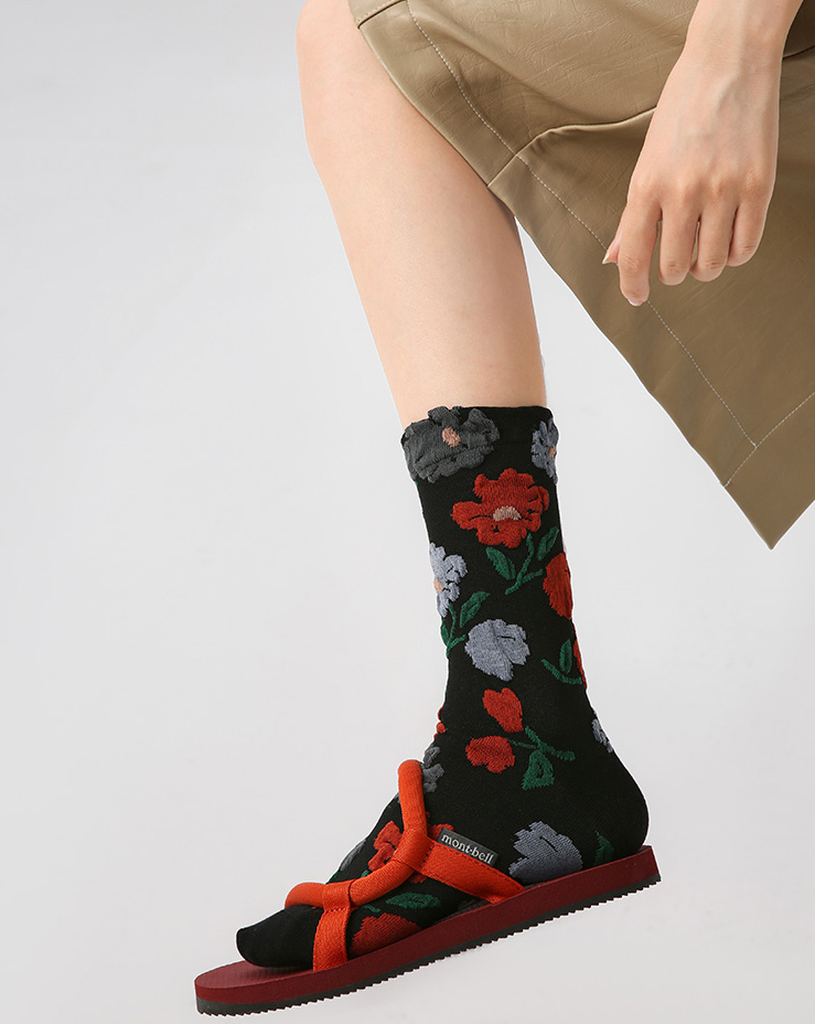 LL Socks Women Crew Socks Warm Sun Casting Shadows Fun Print Socks 3 Pairs
