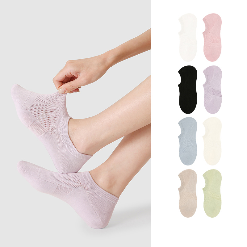 LL Socks Women Low Rise Socks Girl Candy Color Mesh Multicolor Socks Gift Set Socks 8 Pairs