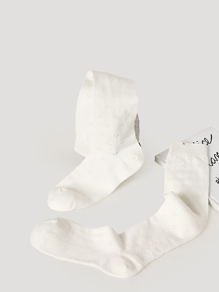 LL Socks Women White Knee High Socks Under the Cold Moonlight Skirt Matching Calf Socks 1 Pairs