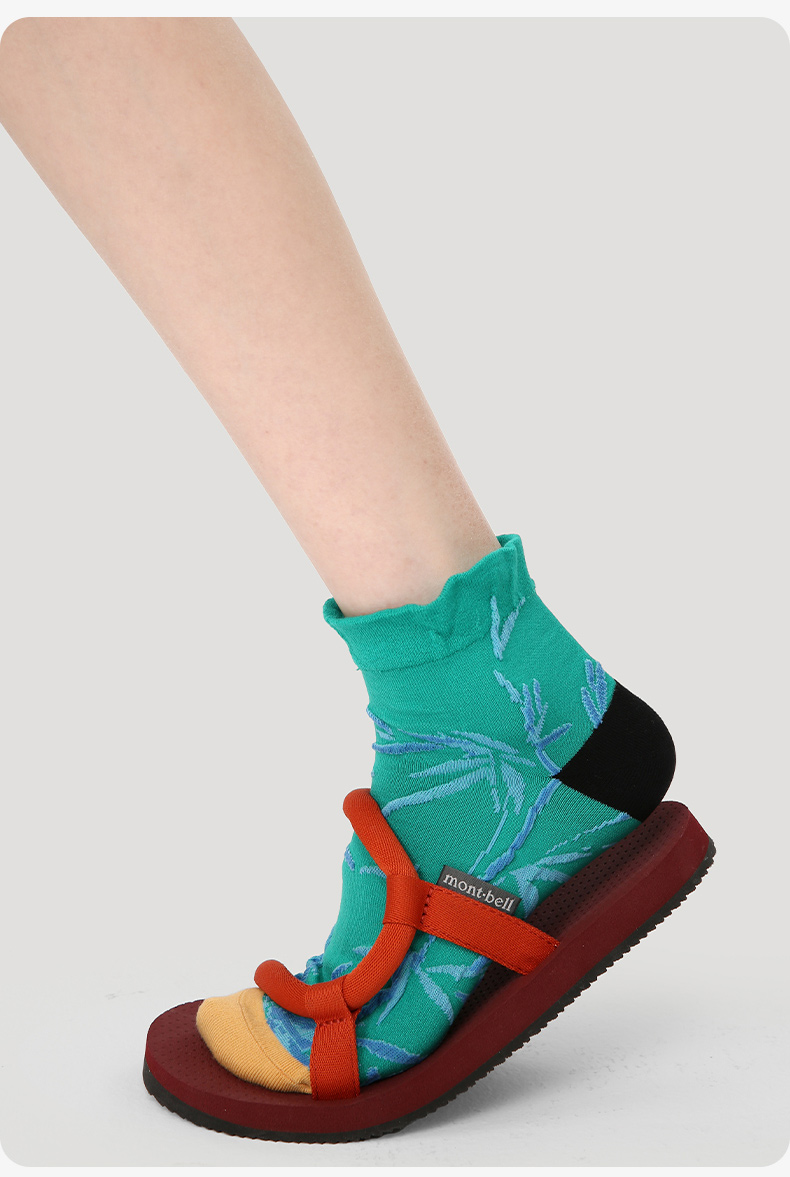 LL Socks Women Ankle Socks Bamboo Forest Leather Sound Unique Plant Socks 5 Pairs