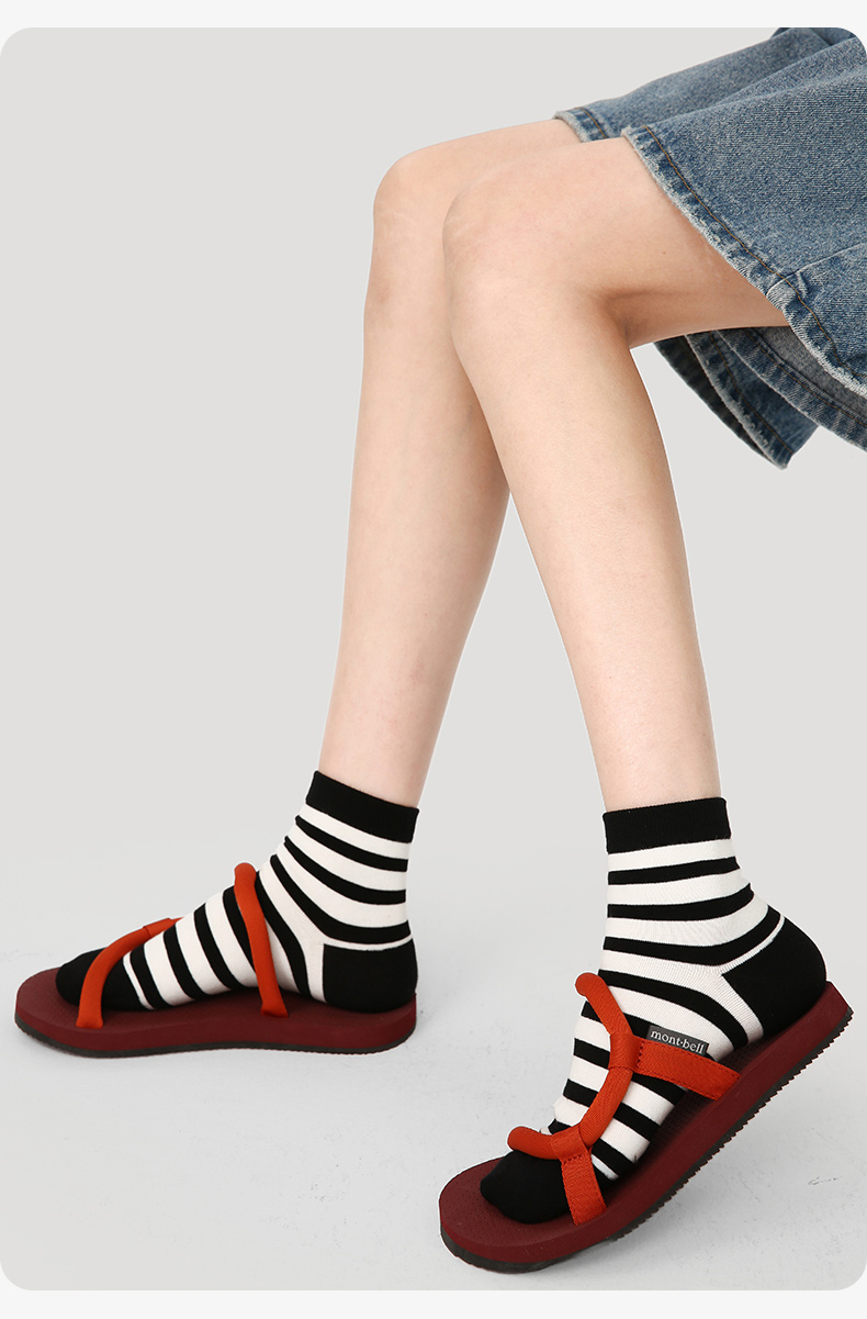 LL Socks Women Ankle Socks Black and White Puppy Animal Stripes Socks 5 Pairs