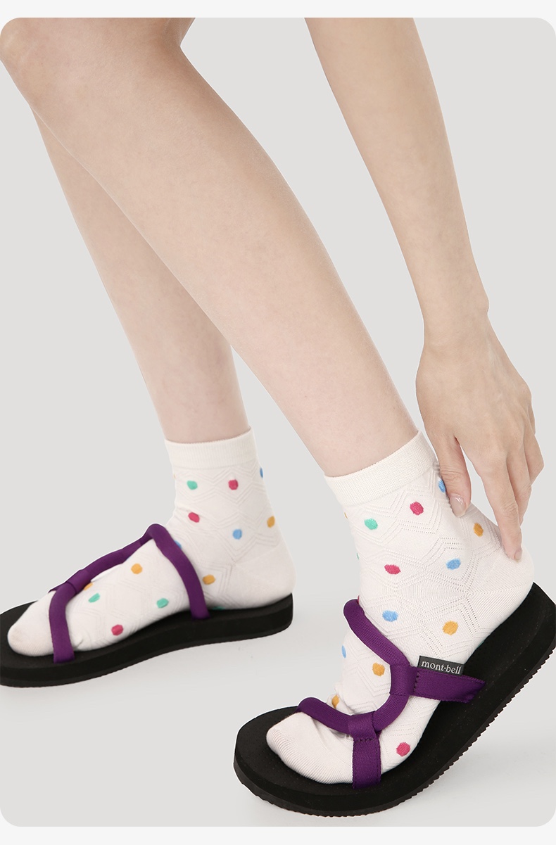 LL Socks Women Ankle Socks Long Day Joy Floral Pattern Stripes Ruffle Turn-Cuff Socks 5 Pairs