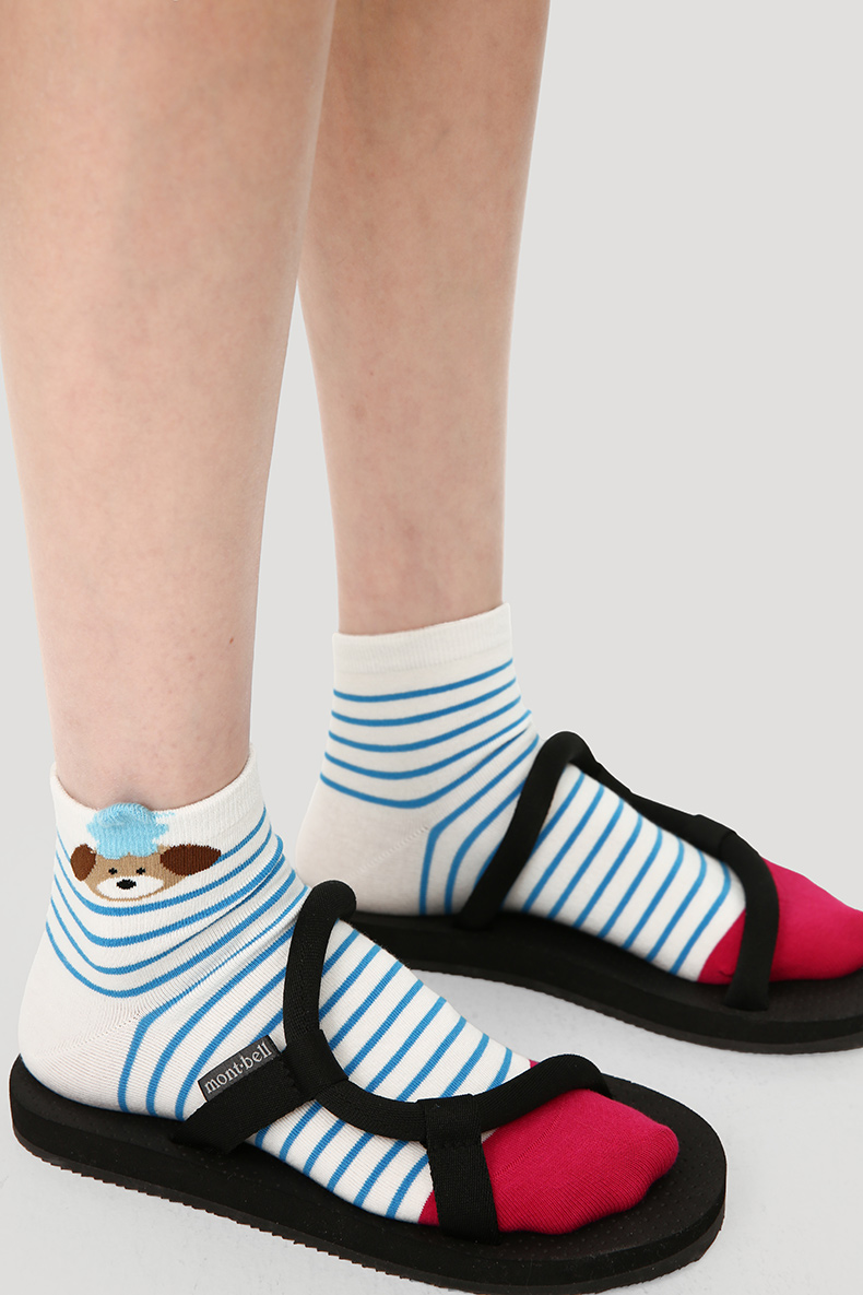LL Socks Women Ankle Socks Summer Parade Cute Cartoon Animal Socks 5 Pairs