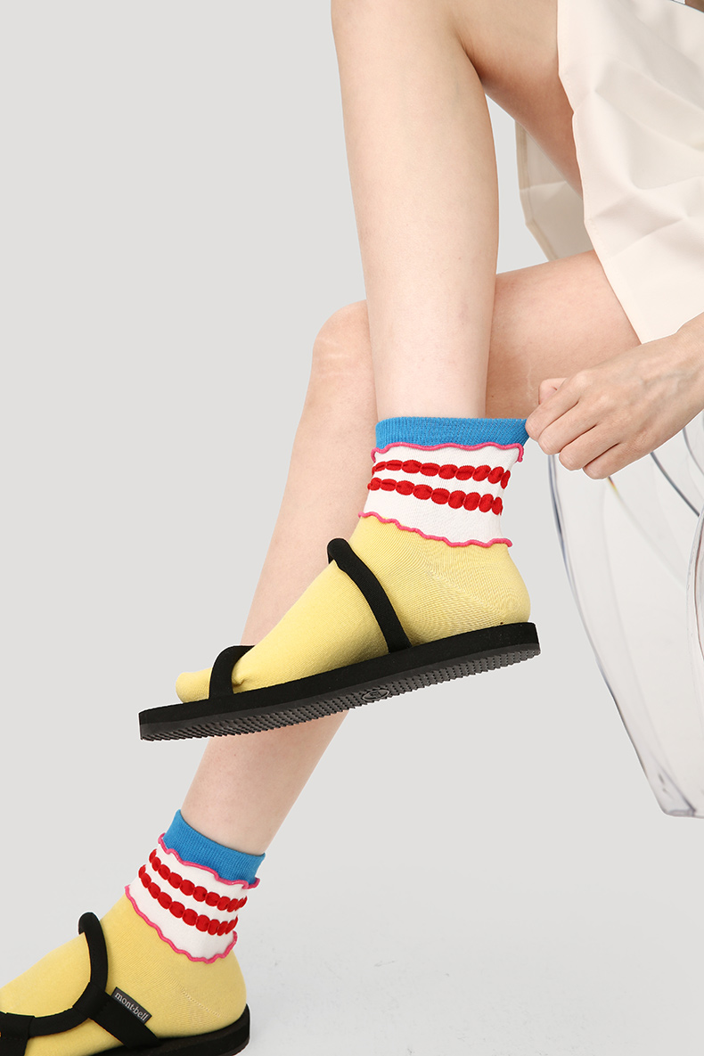 LL Socks Women Ankle Socks Summer Parade Cute Cartoon Animal Socks 5 Pairs