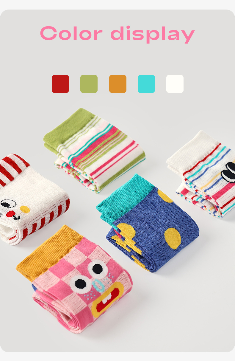 LL Socks Women Crew Socks Happy Album Buy Fun Colorful Socks 5 Pairs