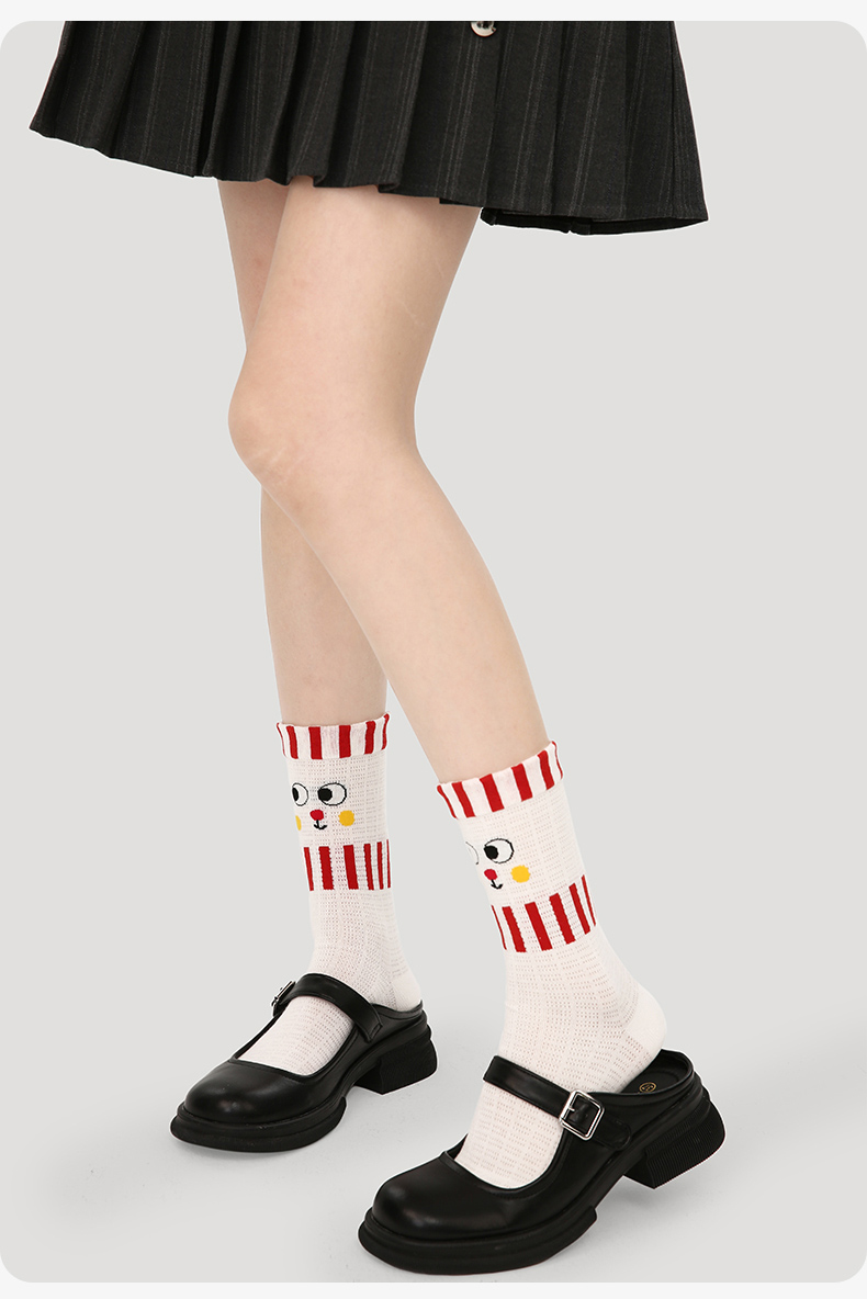 LL Socks Women Crew Socks Happy Album Buy Fun Colorful Socks 5 Pairs