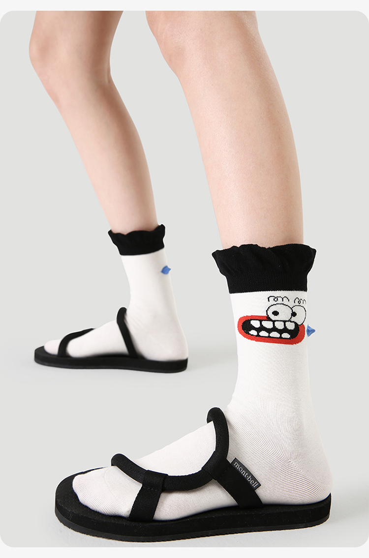 LL Socks Women Crew Socks Joy Supreme Best Fun Colorful Socks 5 Pairs