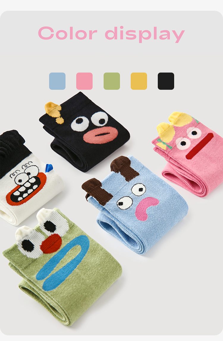 LL Socks Women Crew Socks Joy Supreme Best Fun Colorful Socks 5 Pairs