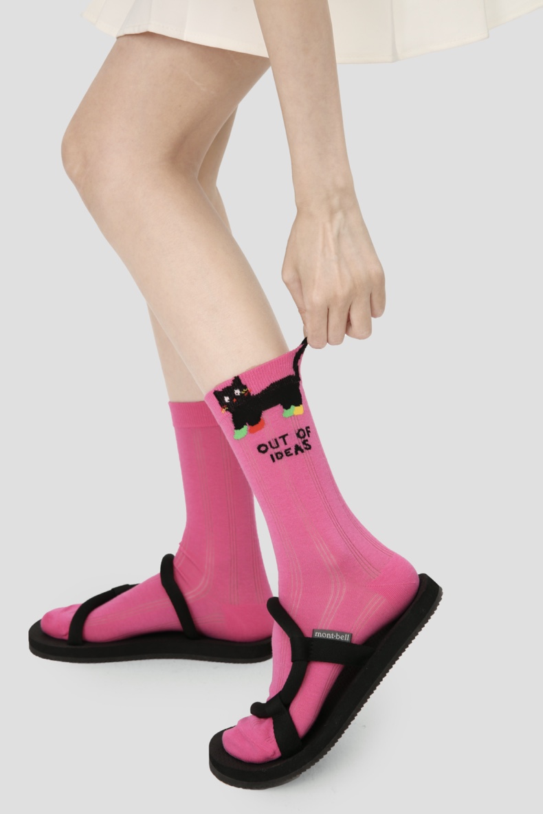 LL Socks Women Crew Socks Mengqu Summer Fun Colorful Animal Socks 5 Pairs
