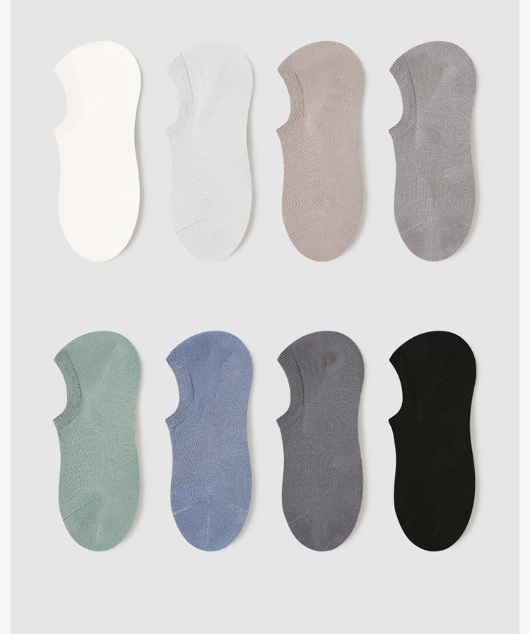 LL Socks Women Low Rise Socks Field Colors Color Mesh Multicolor Socks Gift Set Socks 8 Pairs