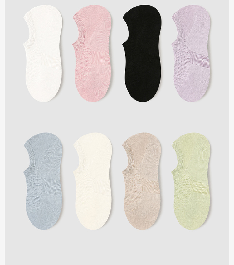 LL Socks Women Low Rise Socks Girl Candy Color Mesh Multicolor Socks Gift Set Socks 8 Pairs