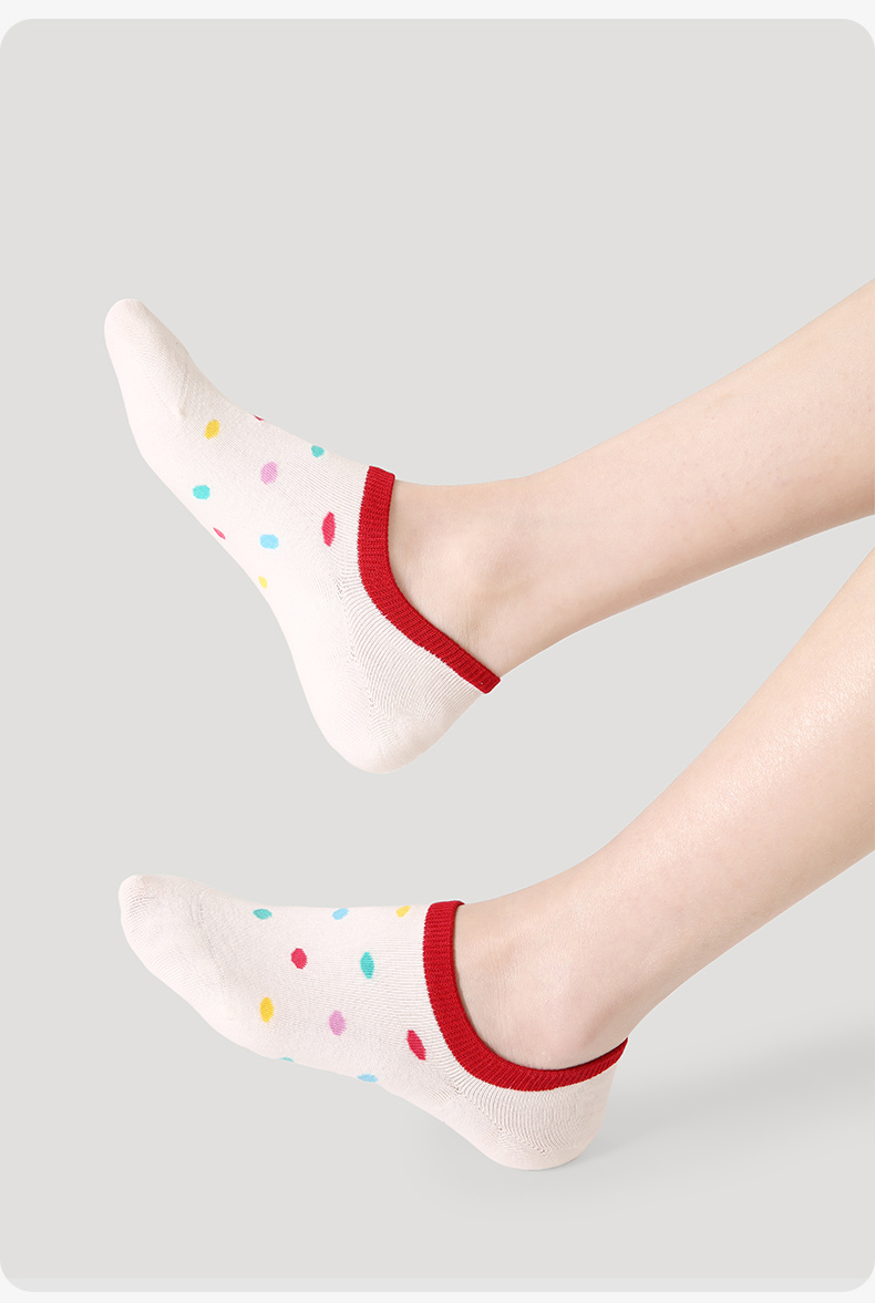 LL Socks Women Low Rise Socks Sugar Jar Puppies Animal Stripes Animal Socks 5 Pairs