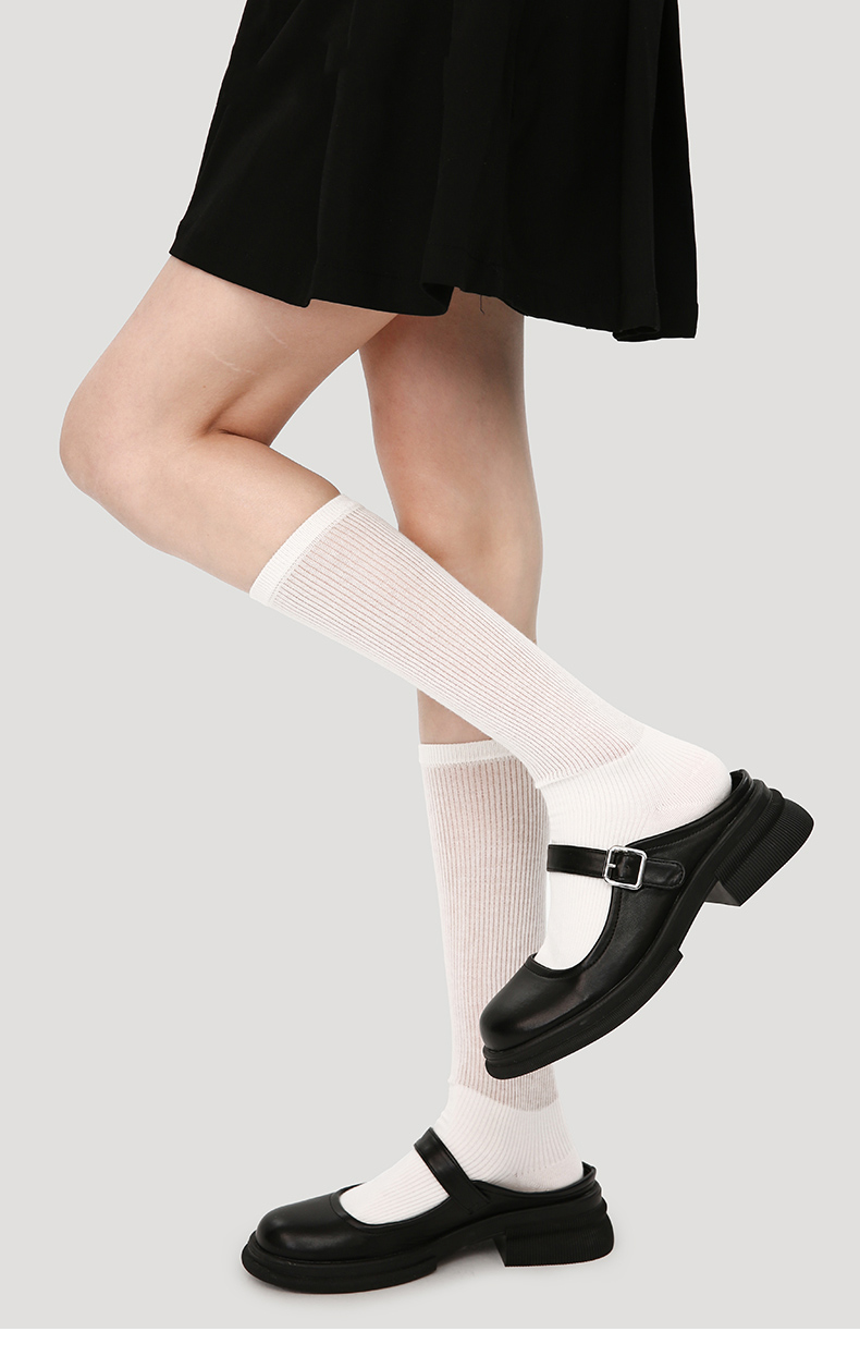 LL Socks Women White Crew Socks Not Waiting Stars Stripes Fashion Socks 1 Pairs