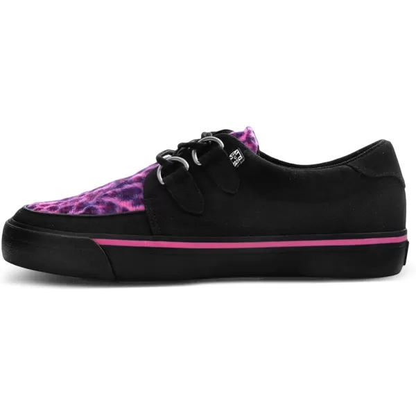 T.U.K. Leopard Creeper Sneaker Shoes for Women and Men, D Ring Lace Up Shoes