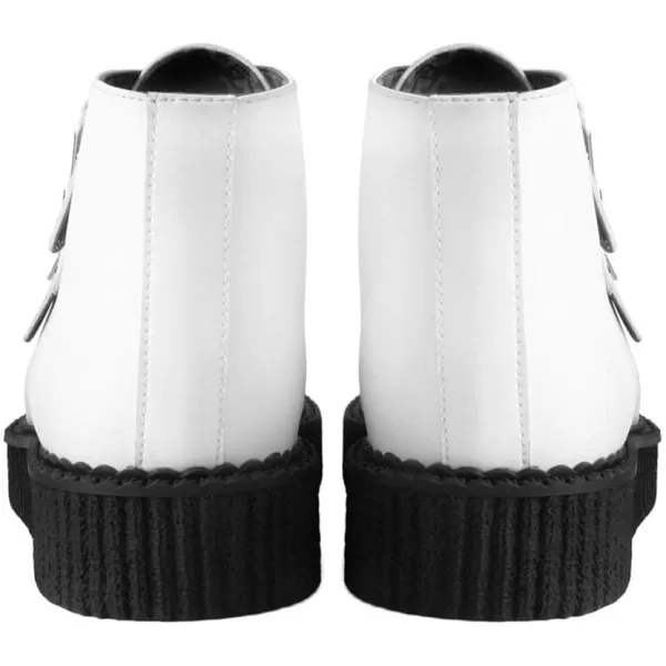 T.U.K. Shoes Pointed 3-Buckle Creeper Boots