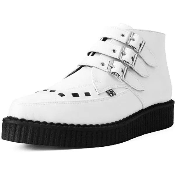 T.U.K. Shoes Pointed 3-Buckle Creeper Boots