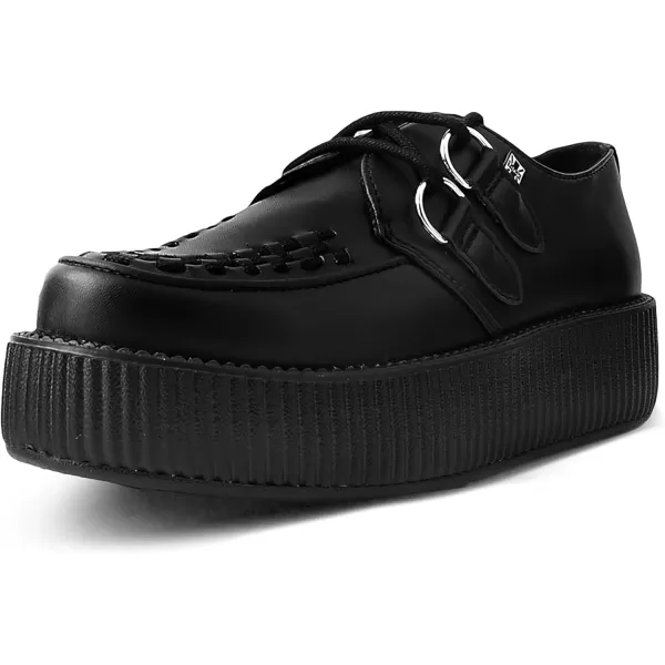 T.U.K. Shoes V9493 Unisex-Adult Creepers, Black TUKskin Viva Mondo Creeper