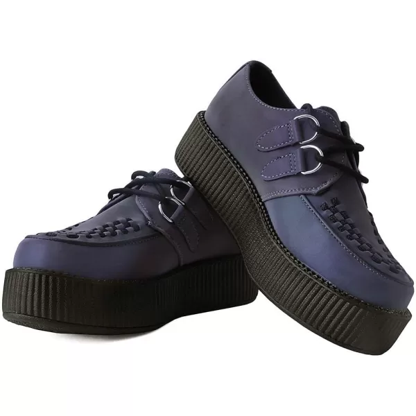T.U.K. Shoes V9663 Unisex-Adult Creepers, Midnight Chameleon Viva Mondo Creeper