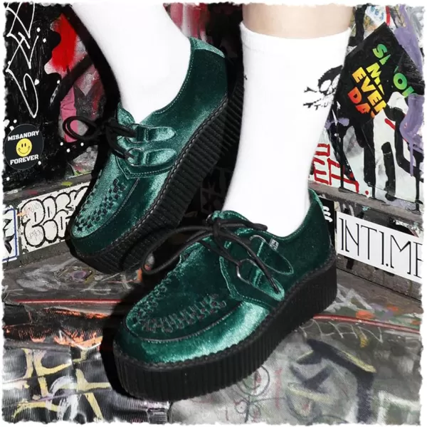 T.U.K. Shoes Velvet Viva Mondo Creeper