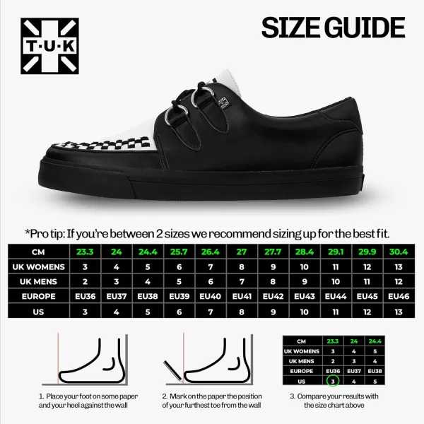 TUK Shoes Black Suede Creeper Sneaker Shoes