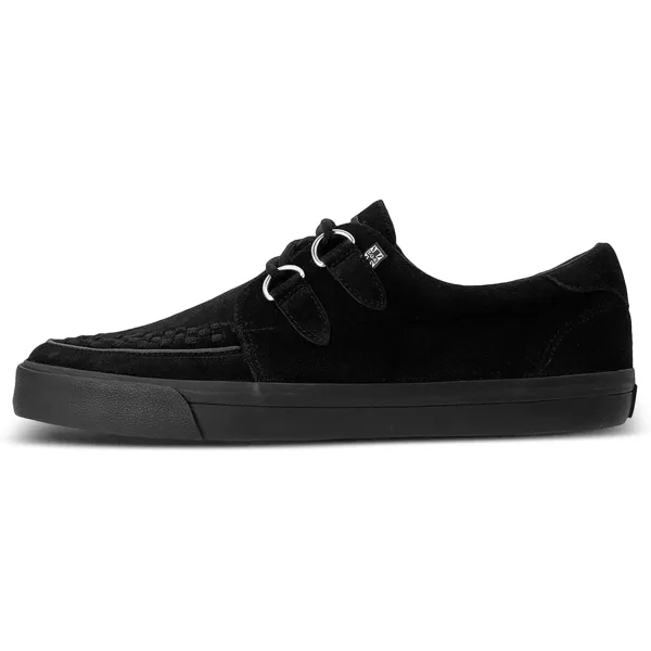 TUK Shoes Black Suede Creeper Sneaker Shoes