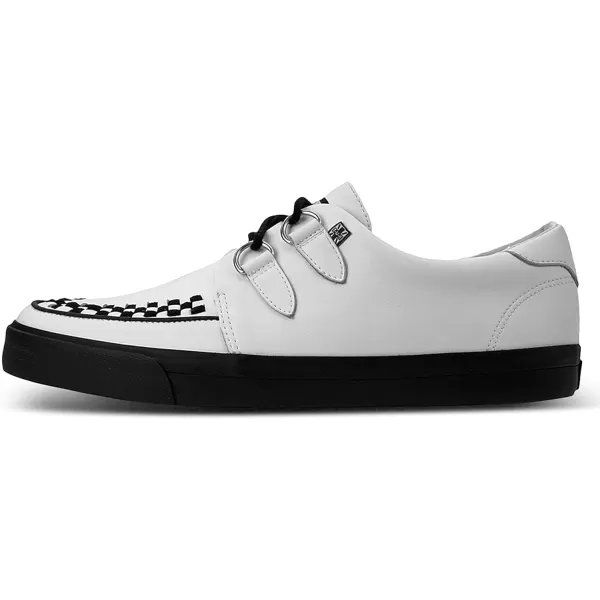 TUK Shoes White Leather Creeper Sneaker Shoes