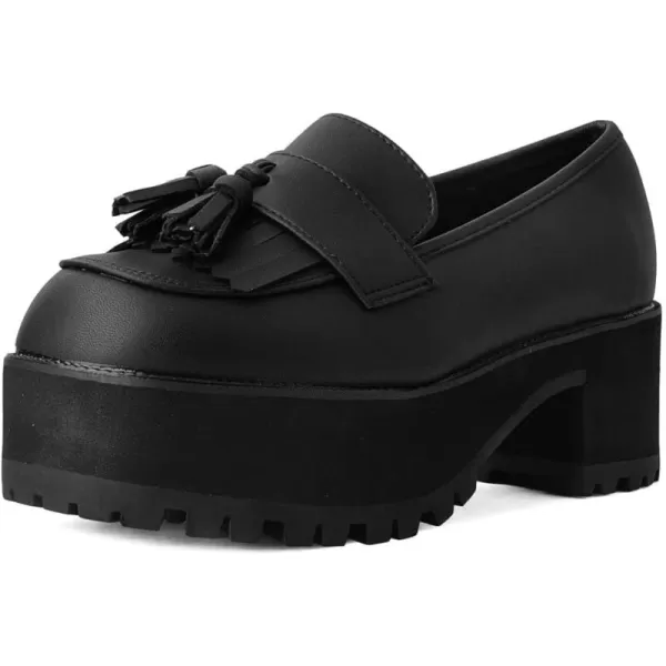 T.U.K. Shoes Fringe Loafer Platform