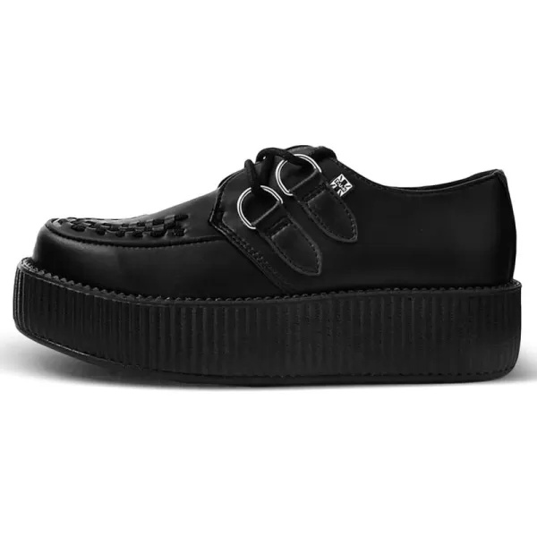 T.U.K. Shoes V9493 Unisex-Adult Creepers, Black TUKskin Viva Mondo Creeper