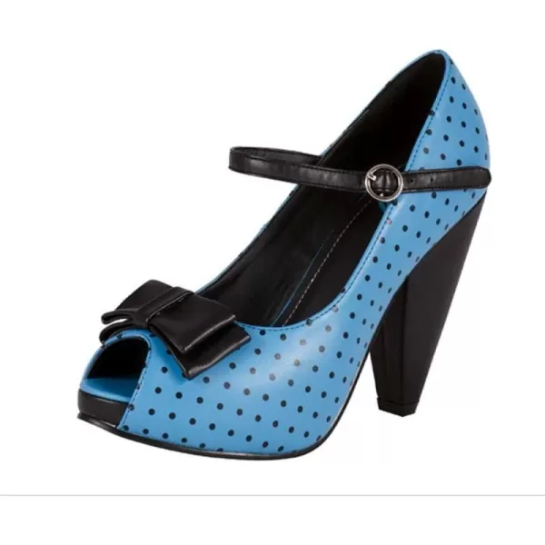 T.U.K. Women's A8081L Peep-Toe Pump
