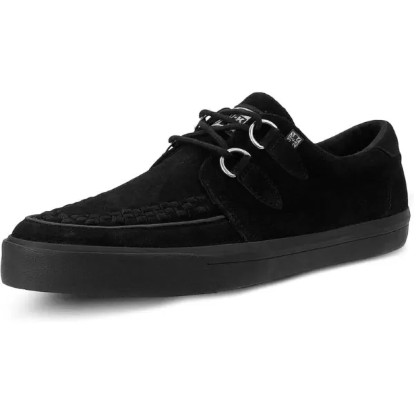 TUK Shoes Black Suede Creeper Sneaker Shoes