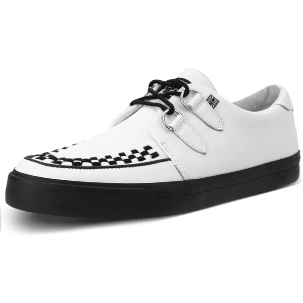 TUK Shoes White Leather Creeper Sneaker Shoes