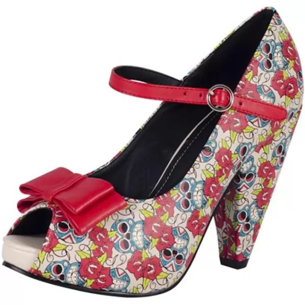 T.U.K. Women's A8082L Peep-Toe Pump