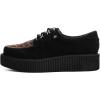 imageTUK Shoes T2263 UnisexAdult Creepers Black ampamp Leopard Anarchic Creeper  US Mens 7  Womens 9