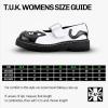 imageTUK Kitty Cat Mary Janes Shoes for Women Round Toe Ankle Strap Oxford ShoesBlackWhite