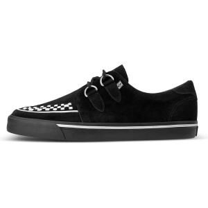 imageTUK UnisexAdult Low Top SneakersBlackWhite