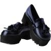 imageTUK Fringe Loafer PlatformBlack