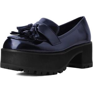 imageTUK Fringe Loafer PlatformBlack