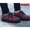 imageTUK Shoes T2264 UnisexAdult Creepers Red Tartan Anarchic Creeper  US Men 10  Women 12  RedFabric