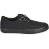 imageTUK Twill Vegan Creeper Sneaker Shoes for Women and Men Interlace D Ring Lace Up ShoesBlack Canvas