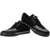 imageTUK Suede Creeper Sneaker Shoes for Women and MenBlackWhite