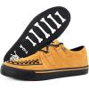 imageTUK Suede Creeper Sneaker Shoes for Women and MenMustard