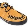 imageTUK Suede Creeper Sneaker Shoes for Women and MenMustard